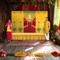 Ganesha Backdrop Indian Traditional Cloth 5x8 Feet Backdrop Pooja Banner Indian Wall Art Photo Decor Banner Diwali Decor Wedding Backdrop Decorative Pooja Cloth
